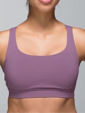 Lululemon • Energy Bra *purple fog • Size 6